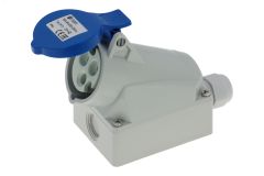 Розетка настенная 16A/230V/1P+N+E/IP44 00-00032454 INPIN