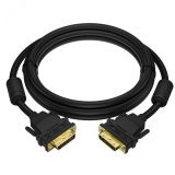 Кабель DVI-D 25M на 25M, 10 м., черный, позолоченные контакты, ферритовые кольца 1000546593 Greenconnect