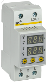 Реле напряжения и тока РНТ-д 1-ф. 36мм 63А IVC21-1-63 IEK