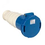 Розетка кабельная 63А 2Р+Е IP44 переносная 220В 233 ps-233-63-220 EKF
