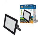 Прожектор светодиодный Синий свет ULF-Q513 30W/BLUE IP65 220-240В BLACKКорпус черный TM Volpe UL-00005813 Uniel