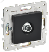 SKANDY Розетка TV проходная SK-A17Bl черный IEK SK-A10-P-K02 IEK