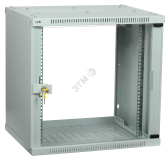Шкаф LINEA WE 6U 600x650мм дверь стекло серый LWE3-06U67-GF ITK
