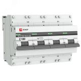 Автоматический выключатель ВА 47-100 4P 100А (C) 10kA PROxima mcb47100-4-100C-pro EKF
