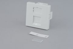 Вставка SIP2-1K-M45-45 45x45 (аналог Mosaic) для модуля формата Keystone Jack 35207 Hyperline