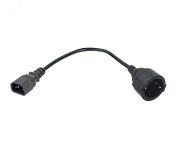 Адаптер PDU 3х1.5 10см с разъёмами C14-Schuko PC-C14D-10CM ITK