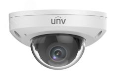 Видеокамера IP 2Мп купольная уличная IP66 ИК-30м с PoE (2.8мм) IPC312SB-ADF28K-I0-RU Uniview