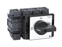 ВЫКЛЮЧАТЕЛЬ-РАЗЪЕДИНИТЕЛЬ 4P 175A IP20 С ЧЁРНОЙ РУКОЯТКОЙ НА ДВЕРЦУ 4 ВИНТАМИ MSD175420B Systeme Electric