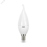 Лампа светодиодная LED 8 Вт 520 лм 3000К AC180-240В E14 свеча теплая Elementary 34118 GAUSS