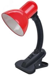 LIGHTING Светильник настольный 1001 на прищепке Е27 красный IEK LNNL1-1001-2-VV-40-K04 IEK