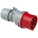 Вилка кабельная 16А/400V/3P+N+E/IP44, безвинтовое подключение 00-00002219 PCE