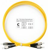 Шнур оптический duplex 1,5м FC-FC 9/125 sm LSZH 7488c Cabeus