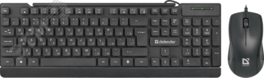 Комплект клавиатуры + мышь York C-777, черный 1000587126 Defender