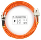 Шнур оптический duplex 7м SC-ST 62,5/125 мм LSZH 8441c Cabeus
