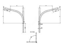 Кронштейн 1.К2-1.5-1.5-/90-Ф1-ц OE-07045 OPORA ENGINEERING