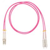 Шнур оптический коммутационный (патч-корд), LC-SC, дуплекс (duplex) OM4, нг(А)-HF, маджента, 10 м DR-220177 Datarex