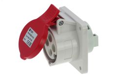 Розетка встраиваемая 16A/400V/3P+E/IP44, фланец 75x75 00-00032482 INPIN