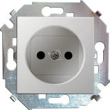 15 Розетка 2P со шторками 16А 250В винтовой зажим белый 1591444-030 Simon
