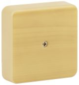 Коробка распаячная 75х75х20 (без клеммы) сосна IP40 (100/3000) Б0031179 ЭРА