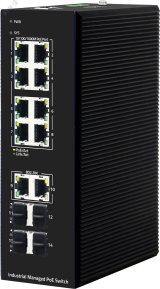Коммутатор управляемый L2 PoE 10 портов 10/100/1000 Мб/с, 4хSFP, 420 Вт ЭКО58562 Gigalink