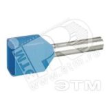 Наконечник кабельный двойной 1.5мм черный 037689 Legrand