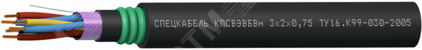 Кабель КПСВЭВБВм 3х2х1.0 20011 Спецкабель