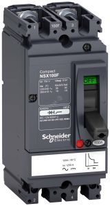 Выключатель автоматический двухполюсный NSX100F 50A AC/DC LV438597 Schneider Electric