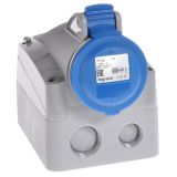 Розетка накладная 16А 3К+H+З 230В IP44 555156 Legrand