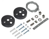 Комплект для подвесного монтажа для свет. LED лин. черн. IEK LT-LDCKD-KPM-K47 IEK