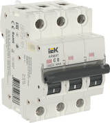 ARMAT Выключатель автоматический трехполюсный C 8А M06N AR-M06N-3-C008 IEK