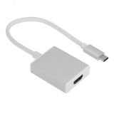 Переходник USB Type C на HDMI 19F, белый 1000545403 Greenconnect