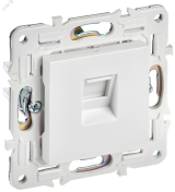 SKANDY Розетка компьютерная RJ45 кат.6 SK-K02W арктический белый IEK SK-K10-2-K01 IEK
