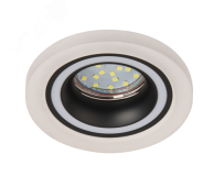Встраиваемый светильник декоративный DK90 WH/BK MR16/GU5.3 белый/черный Б0054359 ЭРА