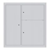 Щит этажный до 4 кв. без окна слаботочка слева (1000х950х150) Basic mb28-v-boz EKF