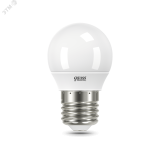 Лампа светодиодная LED 12 Вт 950 лм 6500К AC180-240В E27 шар P45 холодная Elementary 53232 GAUSS