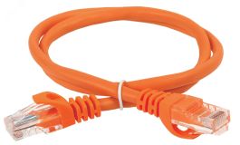 Патч-корд категории 6 UTP PVC 2м оранжевый PC07-C6U-2M ITK