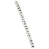 Маркер CAB3 цифры  61 - 80 038153 Legrand