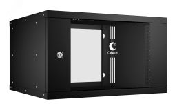 Шкаф телекоммуникационный настенный 19дюймов 6U 10172c Cabeus