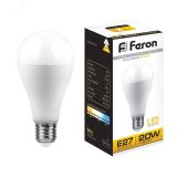 Лампа светодиодная LED 20вт Е27 теплый 25787 FERON