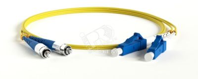 Патч-корд волоконно-оптический (шнур) SM 9/125 (OS2) FC/UPC-LC/UPC duplex LSZH (15м) 243791 Hyperline
