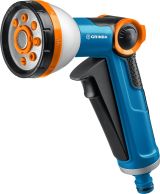 Поливочный пистолет PROLine X-8 с регулятором напора, 8 режимов, курок спереди, двухкомпонентный 8-427145_z02 GRINDA