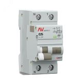 Дифференциальный автомат DVA-10 1P+N 25А (C) 300мА (AC) 10кА EKF AVERES rcbo10-1pn-25C-300-ac-av EKF