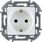 Розетка 2К+З со шторками немецкий стандарт 16 А 250 В~ INSPIRIA белый 673730 Legrand