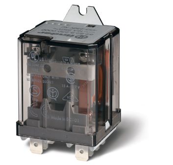 Реле силовое электромеханическое, монтаж в наконечники Faston 250 (6.3х0.8мм), 3CO 16A, контакты AgCdO, катушка 230В AC, степень защиты RTI, монтажный фланец, разделитель катушка - контакты (для SELV), опции: нет 628382300500 FINDER
