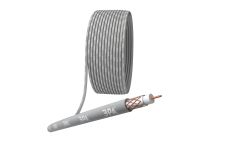 Кабель коаксиальный RG-6U 75 Ом Cu/(оплётка Cu 64%) нг(А)HF цвет серый 100 м Б0044606 ЭРА