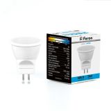Лампа светодиодная LED 3вт 230в G5.3 MR11 дневной 25553 FERON