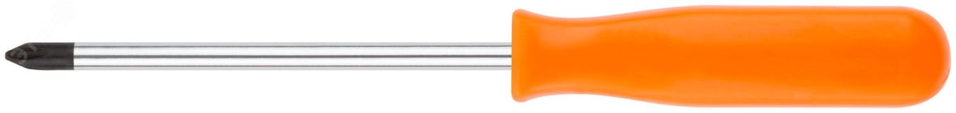 Отвертка ''Эконом'', CrV сталь, пластиковая оранжевая ручка 6х100 мм РН2 54134 FIT