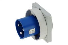 Вилка встраиваемая 125A/230V/1P+N+E/IP67, фланец 130x130 00-00032430 INPIN