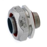 Взрывозащищенная Ex e муфта металлорукав-коробка. DN40 мм. M40х1,5.Нержавеющая сталь AISI 316L. IP66/67 EX6014XX40A DKC