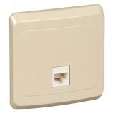 ЭТЮД Розетка компьютерная RJ45 категория 5 бежевая KOMC-001K Systeme Electric